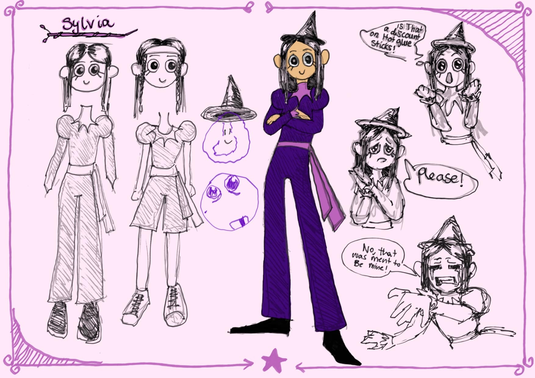 sylvia oc sheet